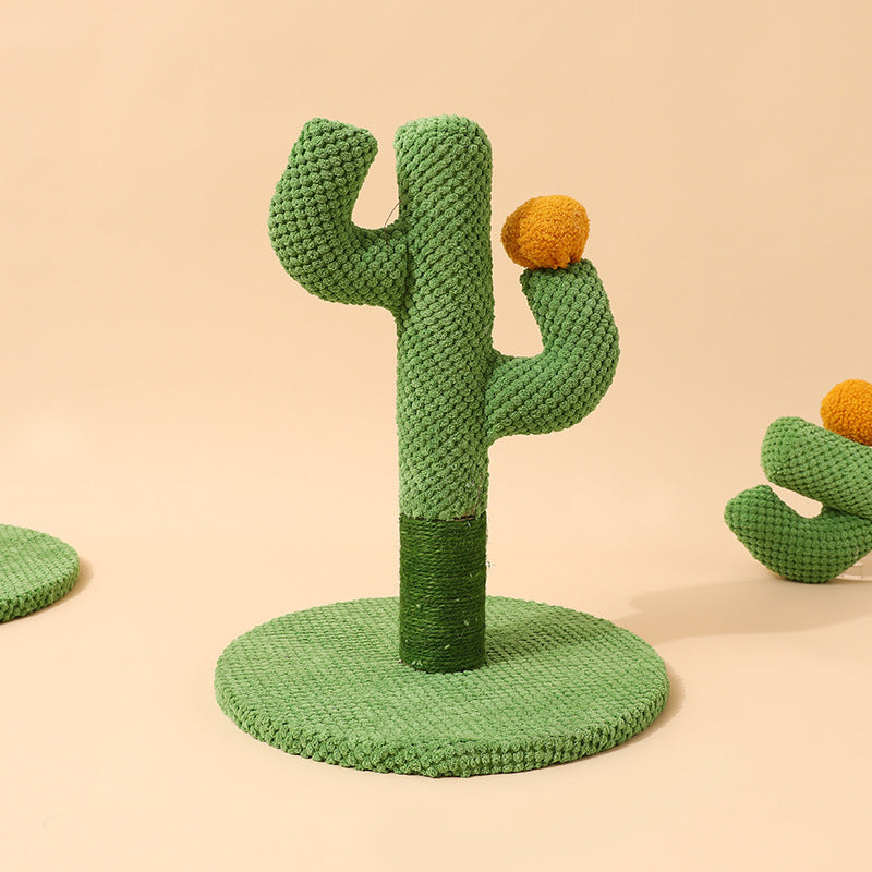 Masson Cactus Cat Scratch Board Sisal Scratching Pole Climber For Pet Cat Cat Toy Supplies Grinding Claw Scratching