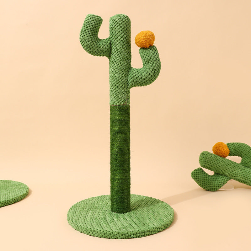 Masson Cactus Cat Scratch Board Sisal Scratching Pole Climber For Pet Cat Cat Toy Supplies Grinding Claw Scratching