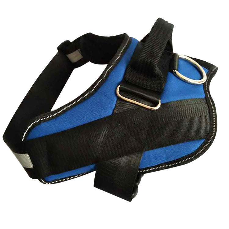 Pet chest strap with dog leash