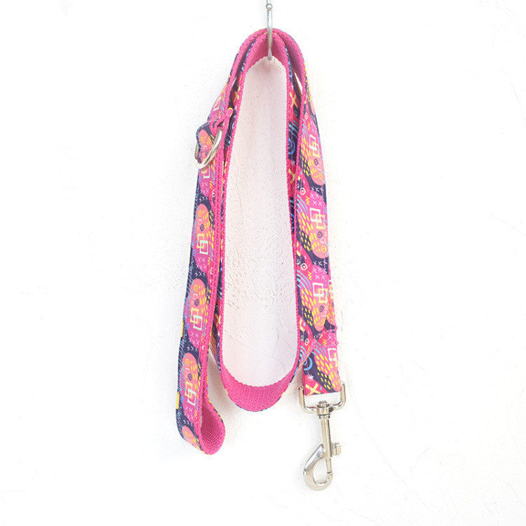 Supplies Collar With Traction Leash For Dog Training