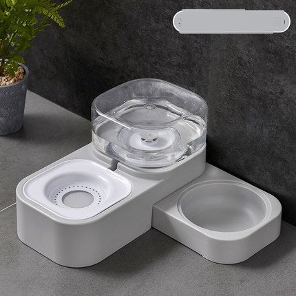 Automatic Drinking Water Cat Food Bowl Anti-overturning Cat Drinking Bowl Cat Rice Bowl