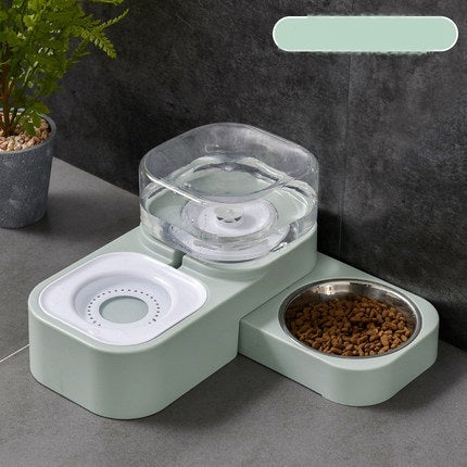 Automatic Drinking Water Cat Food Bowl Anti-overturning Cat Drinking Bowl Cat Rice Bowl