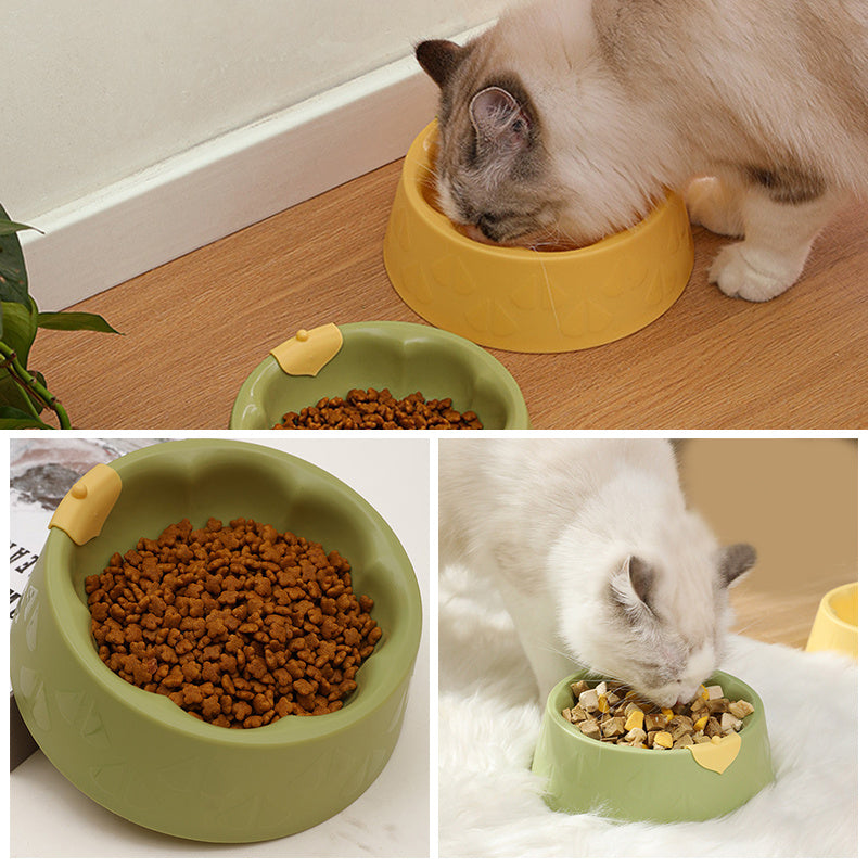 Plastic Pet Bowl Dish Indoor Pet Double Bowl For Dog Cat Food Water Feeder Cats Small Dogs Pet Large Capacity Bowls