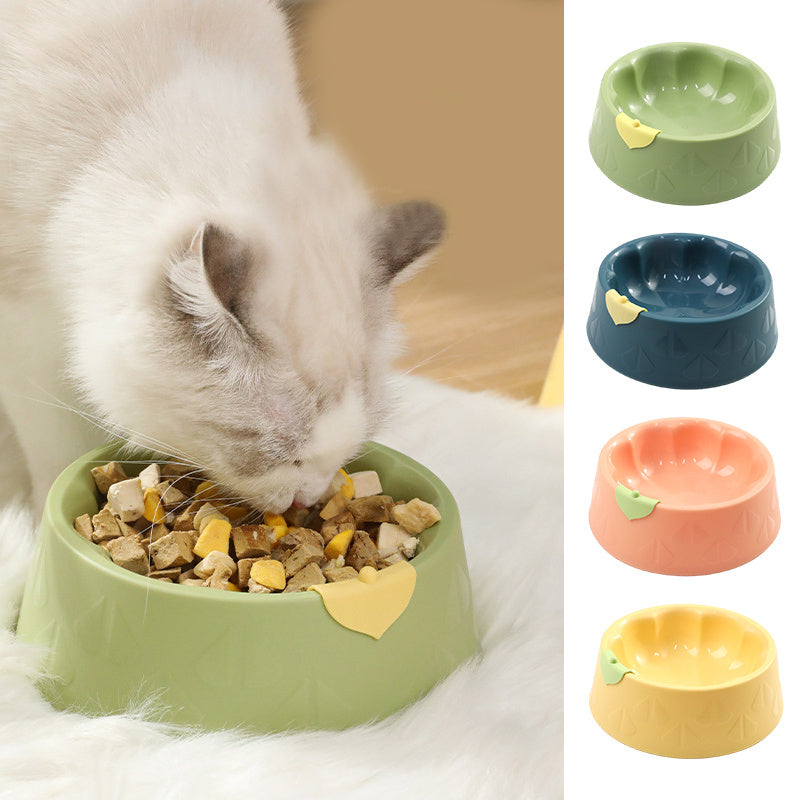 Plastic Pet Bowl Dish Indoor Pet Double Bowl For Dog Cat Food Water Feeder Cats Small Dogs Pet Large Capacity Bowls