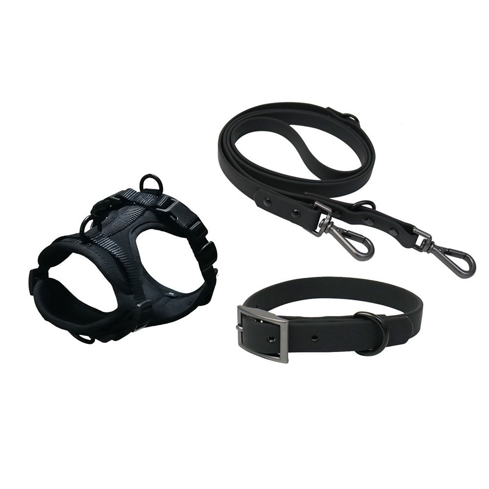 Pet Collar Anti-fouling Bite Dog Leash Set Waldonex