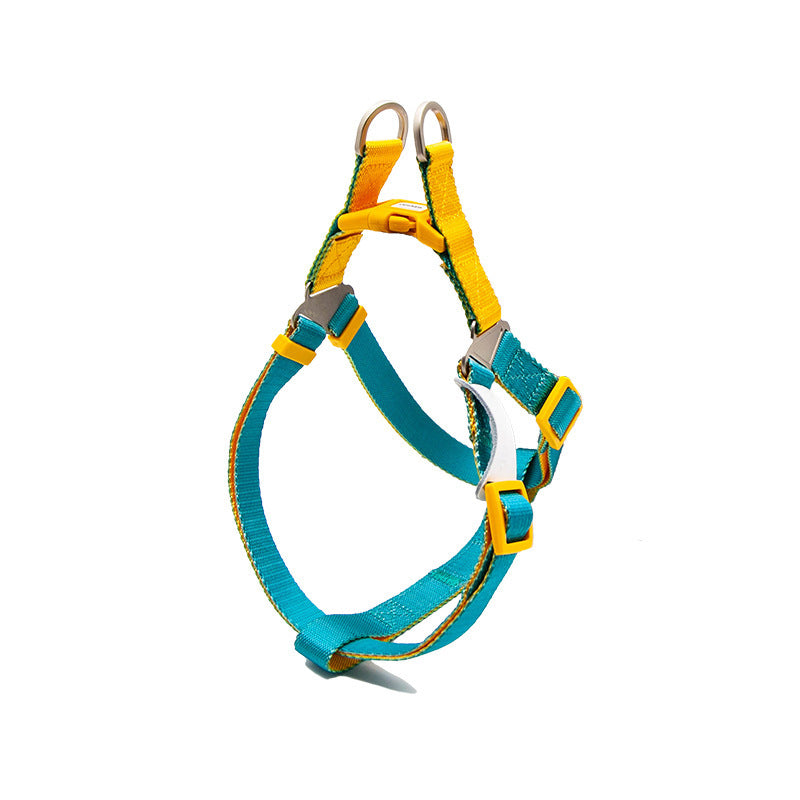 Contrast Color Hand Holding Rope Chest And Back Collar For Going Out