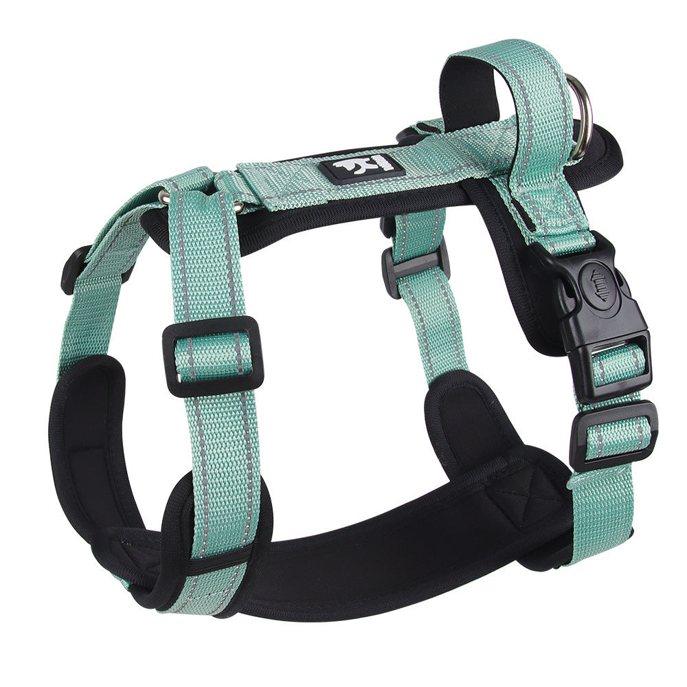 Dog Hand Holding Rope Chest Strap Reflective Vest Explosion-proof Medium Large Dog Pet Traction Dog Leash